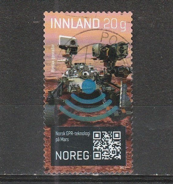 Norway  Scott#  1931  Used  (2021 Rimfax Radar Imager on Mars)