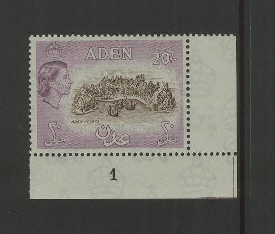 ADEN 1953 20s ADEN IN 1572, BY F. HOGENBERG, MNH, CS