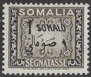 Somalia # J60   Postage Due  1950   (1) VF Unused