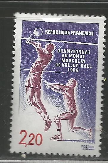 FRANCE 2013 MNH, MEN'S WORLD VOLLEYBALL CHAMPIONSHIPS