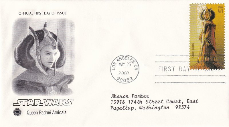 2007, Star Wars-Queen Padme Amidala, PCS, FDC (E14197)