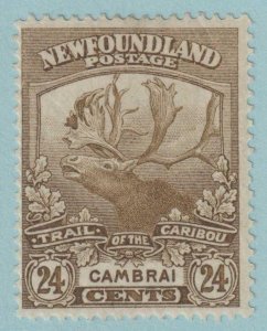 NEWFOUNDLAND 125 CARIBOU MINT HINGED OG *NO FAULTS EXTRA  FINE! FRV