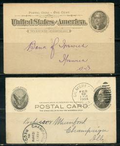 US POSTAL HISTORY OF IOWA LOT OF 17 POSTCARD & PPC MINT/USED 1895-1942 AS SHOWN 