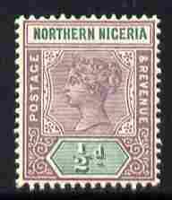 Northern Nigeria 1900 QV 1/2d dull mauve & green mounted ...