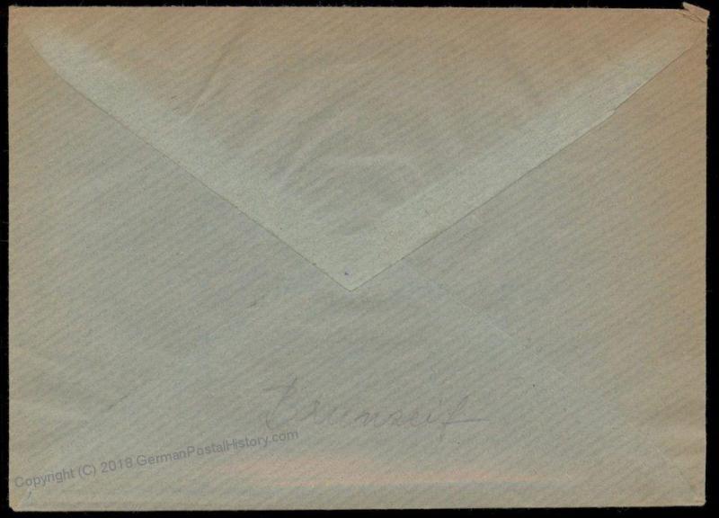 3rd Reich Germany 1938 Brunseifen Sudetenland Annexation Provisional Cover 69843