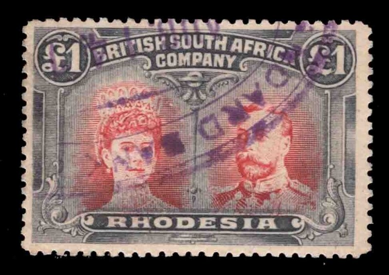 MOMEN: RHODESIA SG #166 USED £375 LOT #66618