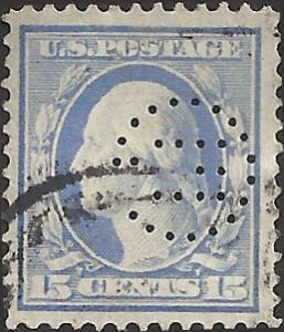 # 382 Used Pale Ultramarine George Washington