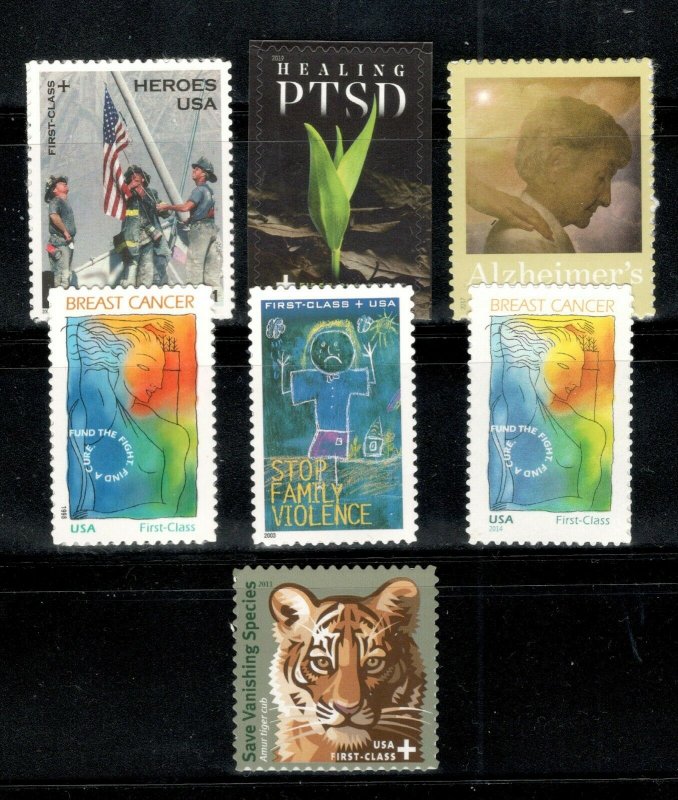 Semi-Postal US Stamps B1-B2-B3-B4-B5-B6-B7 Complete Set Of 7 Mint/nh SHIPS FREE