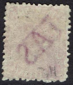 TASMANIA 1891 QV 1D WMK TAS WITH LINES PERF 11.5 