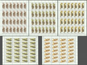 140 Ussr Russia 1990 Fauna Prehistoric Animals Dinosaurs !!! 5 Full Sh 28Set Mnh