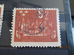 Sweden #197 used  2022 SCV = $3.25