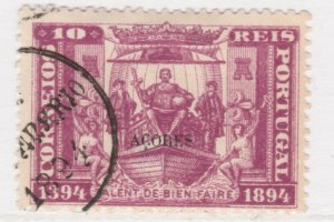 Portugal Acores Azores 1894 D. Henrique 10r Used A27P27F23587-