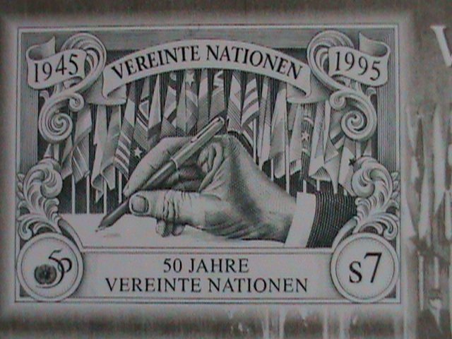 UNITED NATION-1995-SC# 272 50TH ANNIVERSARY OF UN-GENEVA IMPERF-MNH S/S VF