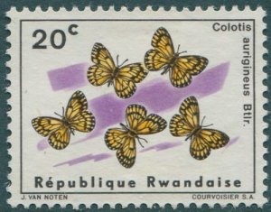 Rwanda 1965 SG114 20c Butterflies MLH