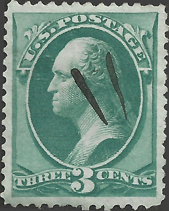 # 158 Green Used V.F.+ George Washington