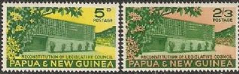 1961 Papua N Guinea Scott 148-149 Legislative Council MNH
