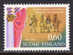 2193 - Finland 1973 - The 100th anniversary of the National Opera - Musics- MNH