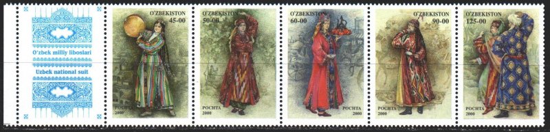 Uzbekistan. 2000. 274-78. Folk costumes. MNH. 