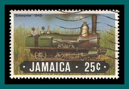 Jamaica 1984 Locomotives, 25c used  583,SG612