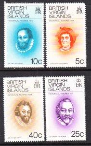 British Virgin Islands 270-273 MNH VF
