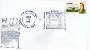 CHEMUNG COUNTY HISTORICAL SOCIETY,  ELMIRA, NY 1981  FDC9970