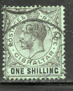 Gibraltar # 58, Used.