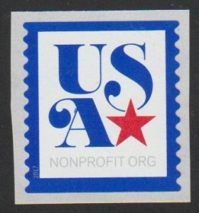 SC# 5172 - (5c) - USA & Star coil with blue frame, MNH single