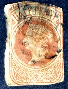 Great Britain #WP16 Used Newspaper Stamp Poor Filler       (XYEL) 