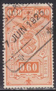 Belgium Q146 Parcel Post & Railway Stamps 1923