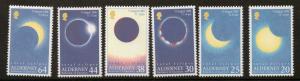 ALDERNEY SGA125/30 1999 TOTAL ECLIPSE OF THE SUN MNH 