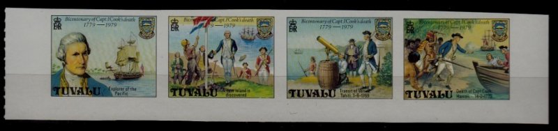 Tuvalu 117a MNH imperf. Cook/Ships