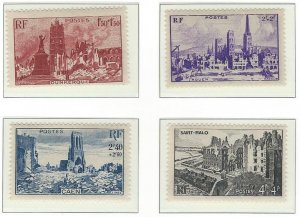 France  mnh sc B197-B200