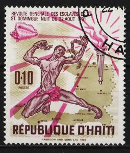 Haiti 1968 1791 Slave Rebellion $10 (1/3) USED
