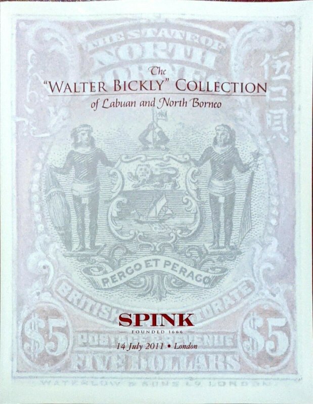 Auction Catalogue Walter Bickly Specialised Stamps of LABUAN and NORTH BORNEO