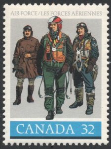 Canada SC#1043 32¢ 60th Anniversary of Royal Canadian Air Force (1984) MLH