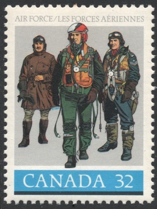 Canada SC#1043 32¢ 60th Anniversary of Royal Canadian Air Force (1984) MLH