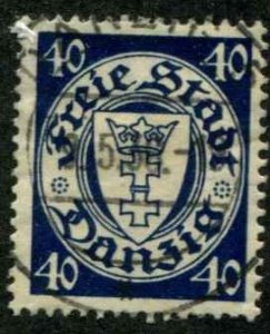 Danzig SC# 186 Coat of Arms   40pf used