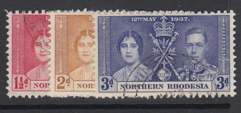 NORTHERN RHODESIA, Scott 22-24, used