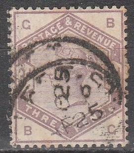 Great Britain #102  Used  CV $100.00  (S7902)