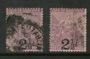 South Africa Cape of good hope 1891 Sc 55,55a FU