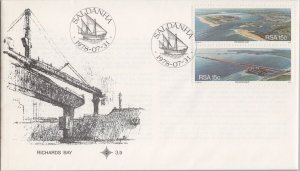ZAYIX South Africa 504a FDC New Harbors pair Shipping Ships 080722SM11