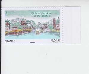 2014 France Qinhuai River Co-Issue China  (Scott 4587)