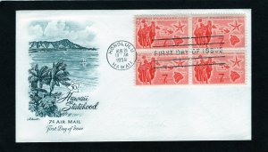 C55 Hawaii, FDC blk/4 Artmaster address erased