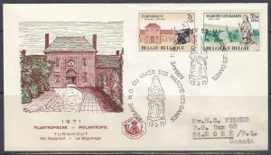 Belgium Scott B870-1 FDC - Turnhout