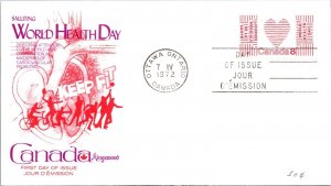 Canada 1972 FDC - Saluting World Health Day - Ottawa, Ont - J8842