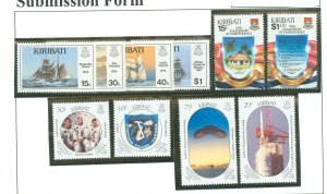 Kiribati #511-520  Single (Complete Set) (Space)