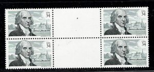 UNITED STATES SC# 3545 VERT. GUTTER BLK/4 VF/NH