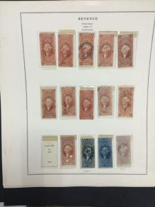 MOMEN: US # REVENUES COLLECTION ON (8) ALBUM PAGES $ #9060