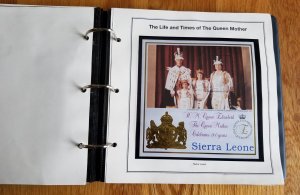 3 Albums Souvenir Sheets; Danna, Queen Elizabeth, Prince Charles and More