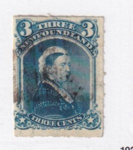 NEWFOUNDLAND # 39-40 VF-IMPERFS VERY LIGHTLY USED AND CLEAN Q/VIC & SEAL